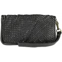 Leather handbag Vintage A093 black