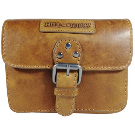 Leather belt pouch Hill Burry 3278 brown