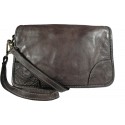 Leather handbag Vintage 9202 black