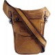 Leather body bag Hill Burry 3113 brown