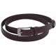 Women's leather belt 722-20-10 dark brown Anabela buckle