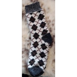 Woolen socks motif dog 6