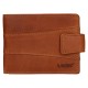 Men's leather wallet V-98 - Brown - BRN