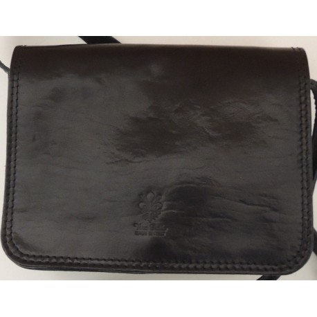 Leather handbag black