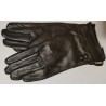 Zimní dámské kožené rukavice tmavě hnědé  velikost 8-L
