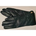 Zimní dámské kožené rukavice tmavě modrá  velikost 8,5- XL