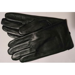 Zimní pánské kožené rukavice černá velikost 11-L