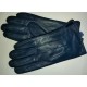 Zimní pánské kožené rukavice Tmavě modrá velikost 11-L