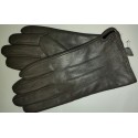 Zimné pánske kožené rukavice tmavě šedá 11