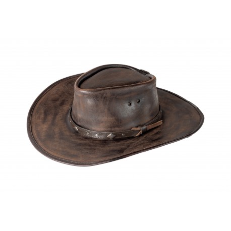 Kožený klobouk TEXAS