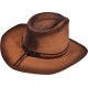 Kožený klobúk 030