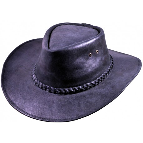 Leather hat Milford