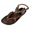 Unisex kožené barefoot sandály Peribsen