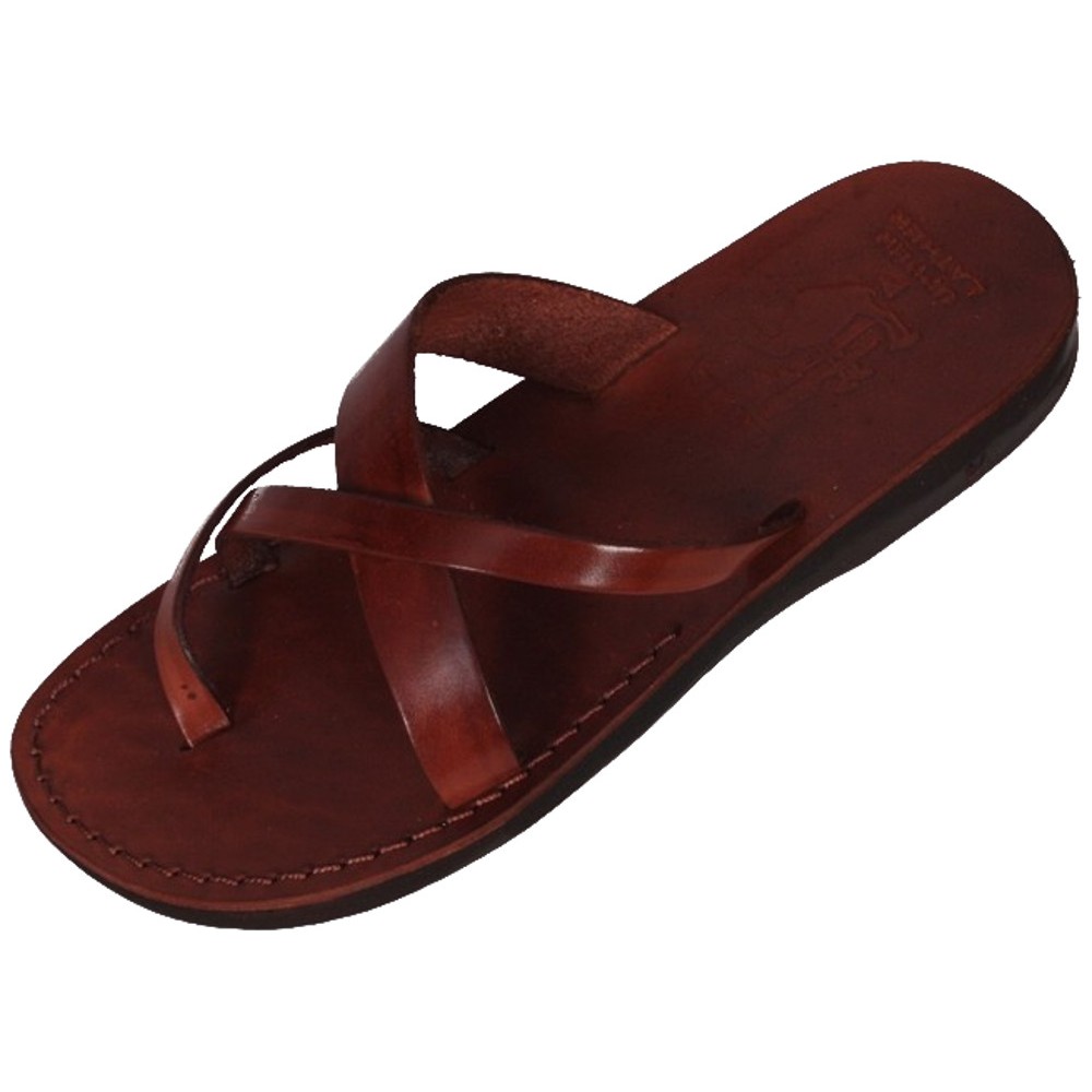 Faraon Sandals - Unisex kožené pantofle Sahure, 42