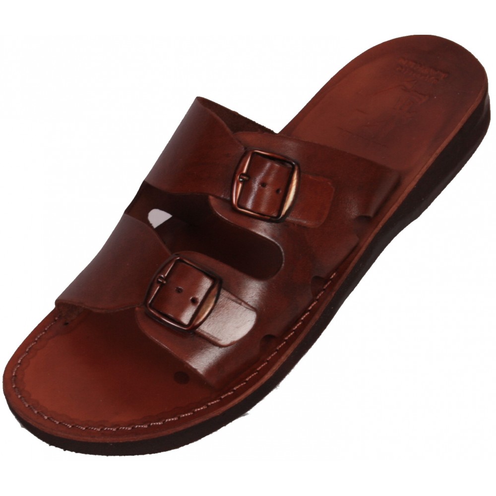 Faraon Sandals - Unisex kožené pantofle Dareios, 47