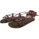 Unisex kožené barefoot sandále kristusky Cheops