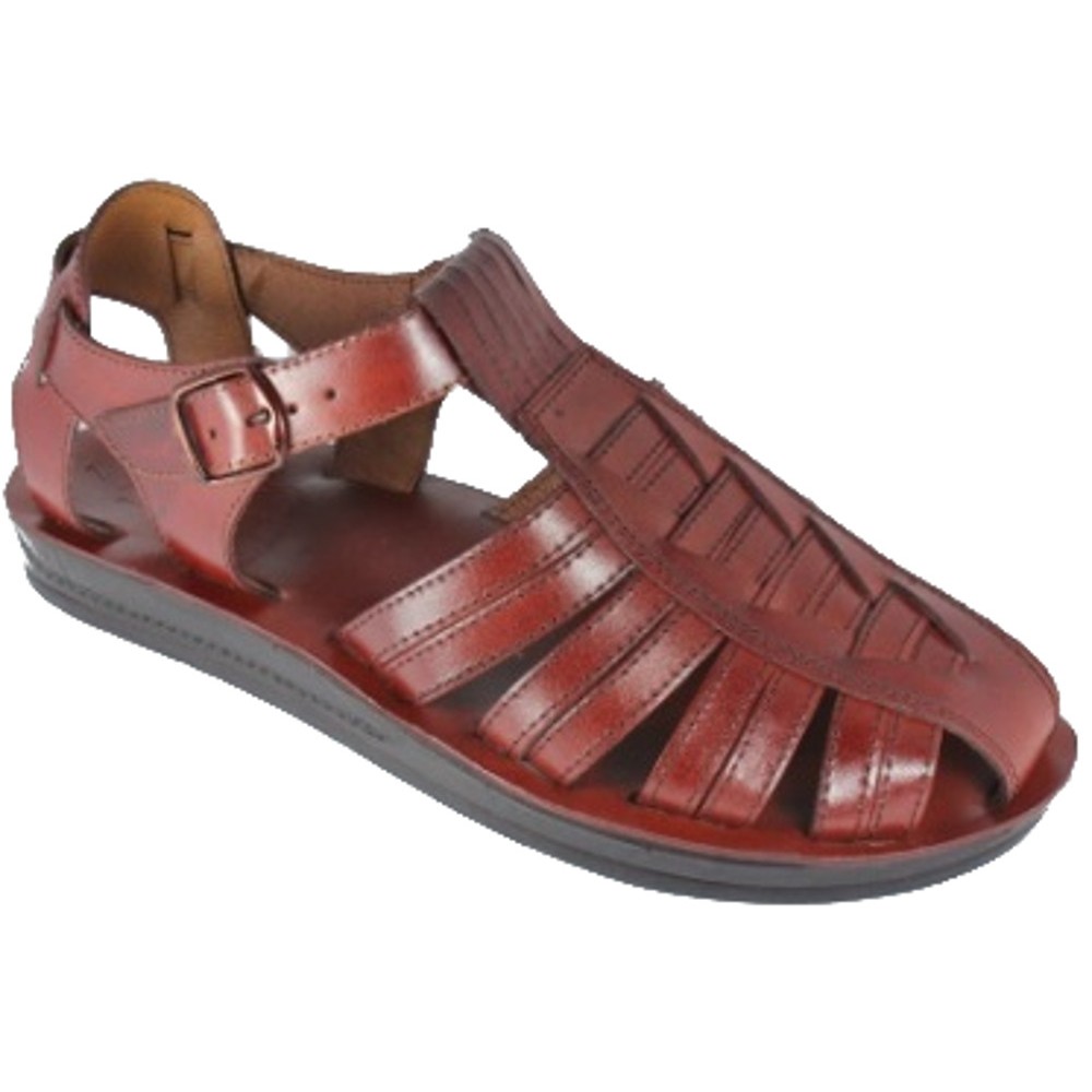 Faraon Sandals - Pánské kožené sandály Džoser, 43