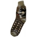 Vlněné ponožky motiv pes 7
