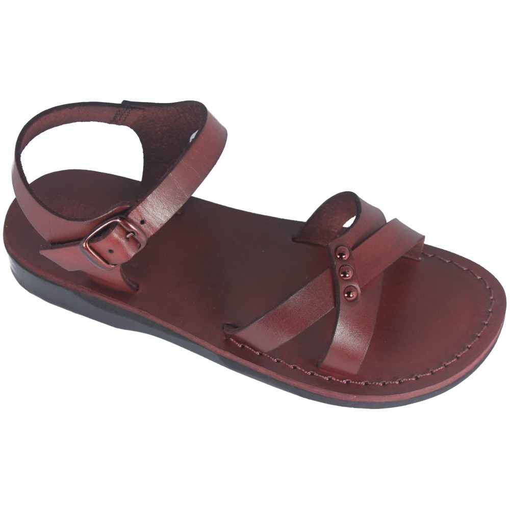 Faraon Sandals - Dámské kožené sandály Eseta, 43