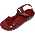 Dámske kožené sandále Hunei
