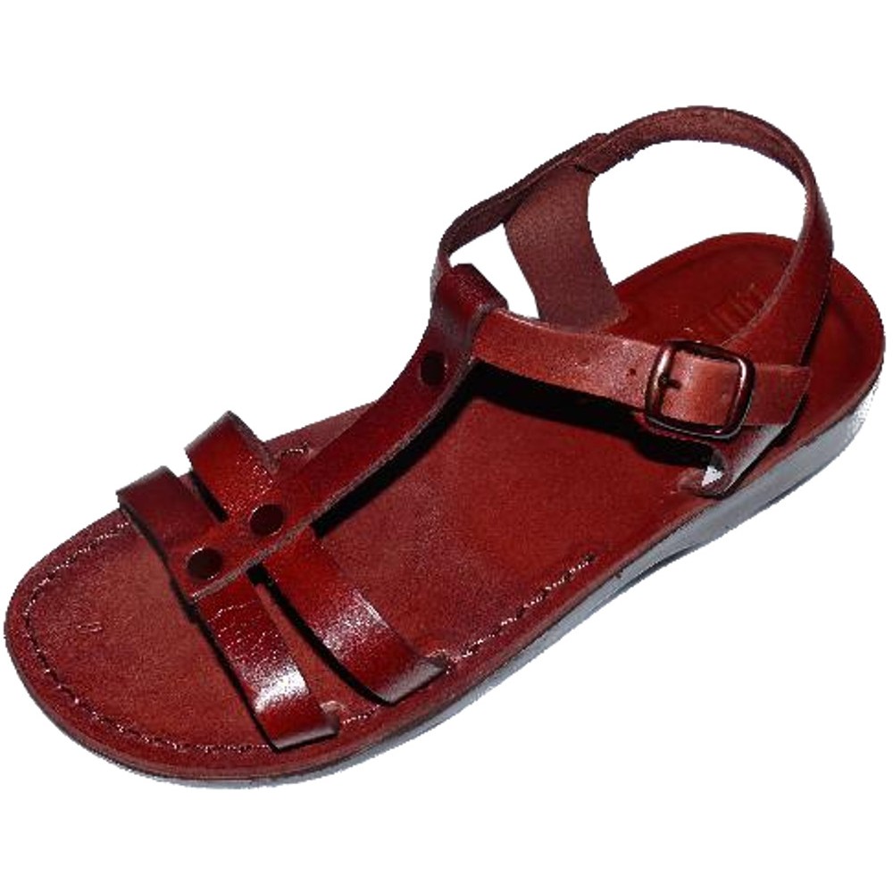 Faraon Sandals - Dámské kožené sandály Hunei, 42